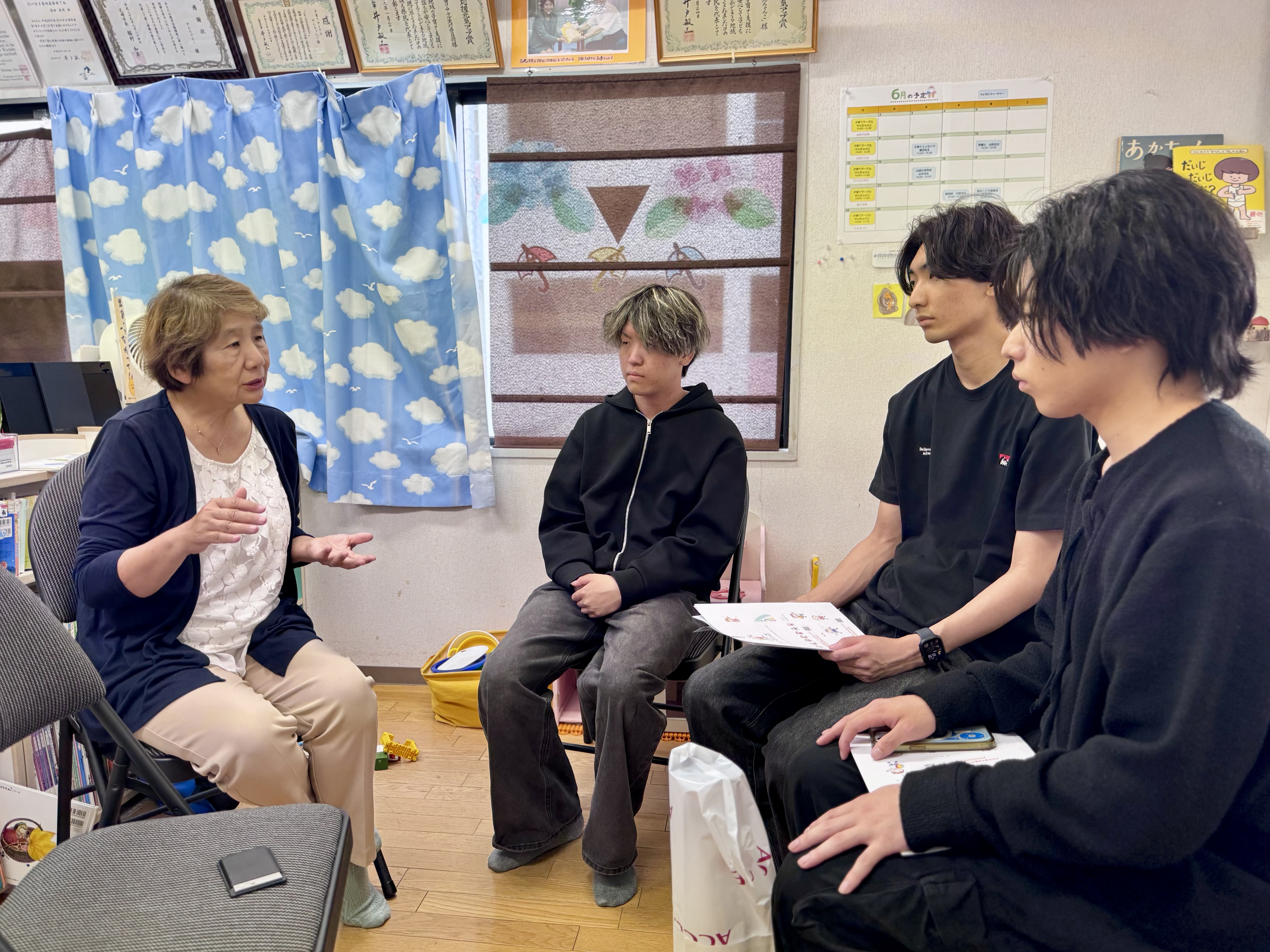 取材の様子